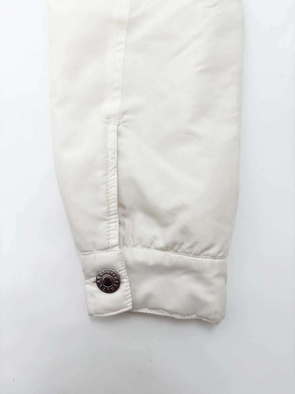 Helmut Lang 1997 ivory padded jacket — JAMES VELORIA